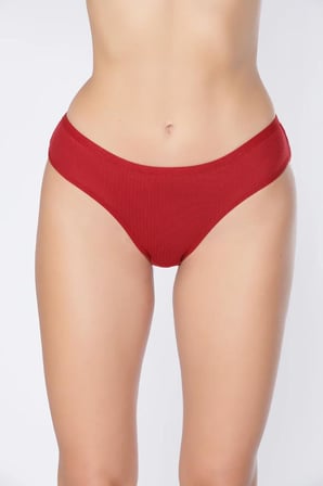 12 Adet Tutku Elit Bayan Bambu Derbi Bikini Külot Karışık Renk 2709
