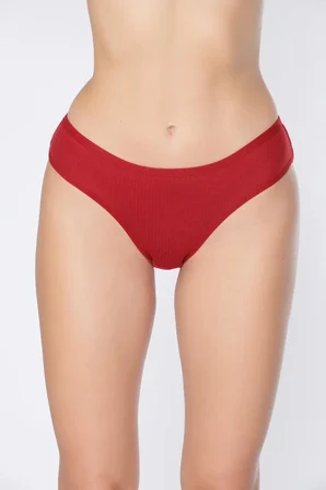 12 Adet Tutku Elit Bayan Bambu Derbi Bikini Külot Karışık Renk 2709