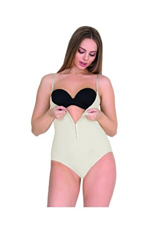 Form Time Bayan Agraflı Askılı Göğüs Altı Slip Body Korse 9105