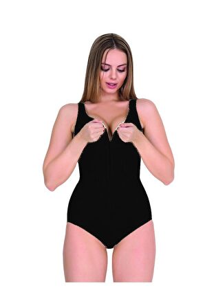 Form Time Bayan Agraflı Geniş Askılı Çıtçıtlı Body Korse 9109