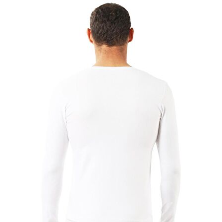 Özkan Erkek V Yaka Uzunkol Penye Likralı Fanila Atlet 0274