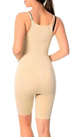 Form Angel Kadın Fermuarlı Agraflı Tam Paçalı Korse 5522