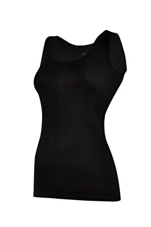 6 Adet Güryıldız Renkli Kadın Ribana Geniş Askılı Atlet 20004