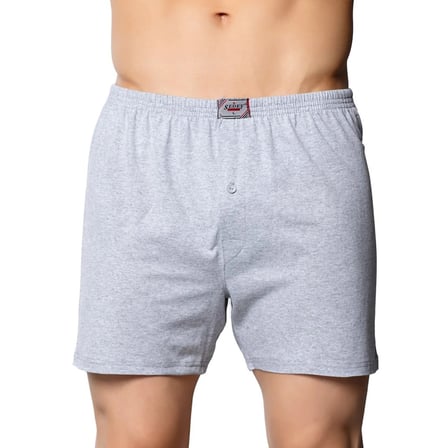 3 Adet Sedef Yıldızı Erkek Penye Boxer Düz Renk Boxer 1094
