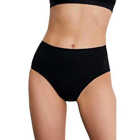 5 li Paket Eros Kadın Yüksek Bel Slip Külot Karışık Renk ERSK760