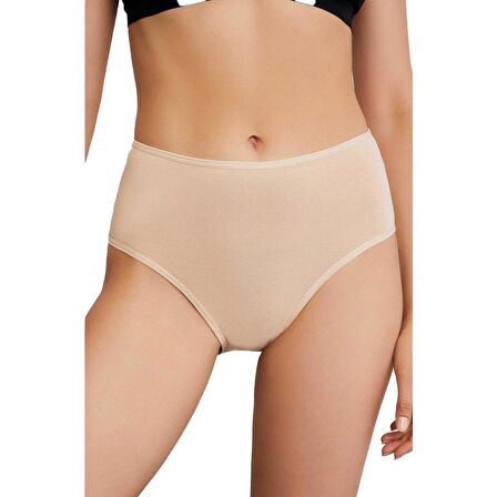 5 li Paket Eros Kadın Yüksek Bel Slip Külot Karışık Renk ERSK760