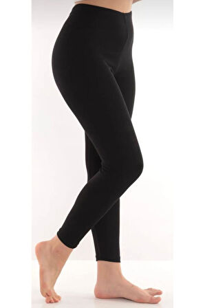 Sistina Kadın Siyah Şardonlu Termal Tayt İçlik TT582