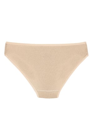 6 Adet Yıldız Kadın Bambu Bikini Külot Ten 3913