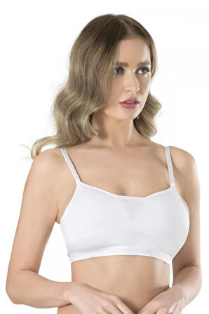 Fabony Kadın Modal İp Askılı Kaplı Büstiyer Sütyen 1020