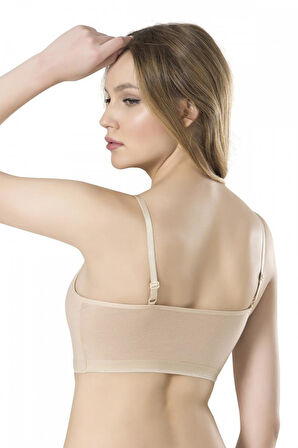 Fabony Kadın Modal İp Askılı Kaplı Büstiyer Sütyen 1020