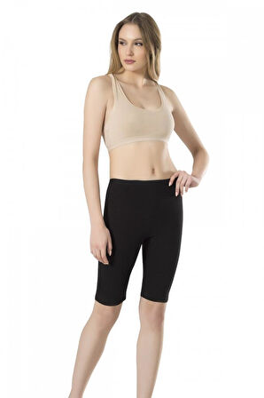 Fabony Kadın Modal Diz Üstü Kısa Tayt 1050