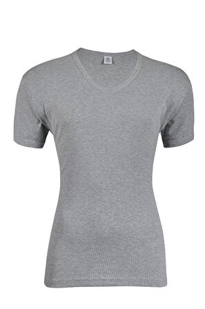 6 Adet Yıldız Erkek Ribana V Yaka Kısa Kollu Fanila Atlet 62