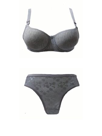 3 Adet Miss Perry Kadın Destekli Sütyen Külot Takımı TK02