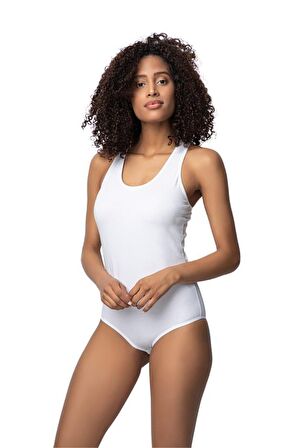 Özlem Kadın Sporcu Kancalı Çıtçıtlı Body 309