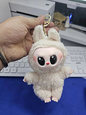 labubu peluş anahtarlık çanta süsü sevimli peluş oyuncak 17 cm