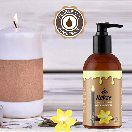  Masaj Yagı Yenilebilir Vanilya + Cıkolata Vucut Yagı 120 ml