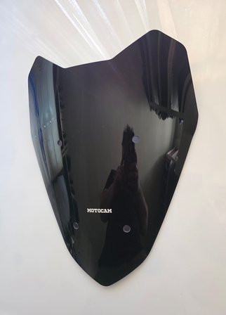 MOTOCAM Yuki Xway 125 Ön Cam 2023-2026 Model 40cm Siyah Renkli 4mm SPORTİF
