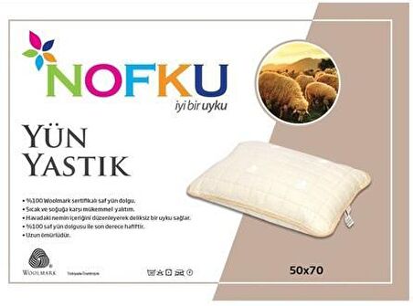 Nofku Yün Yastık 50X70