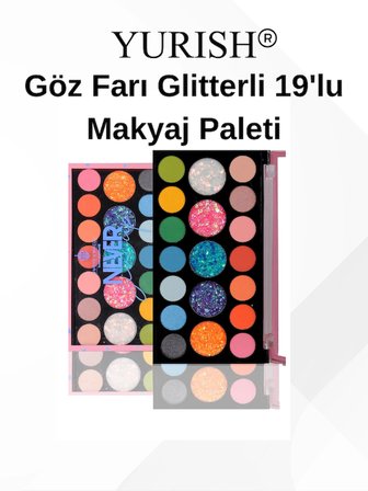 Music Festival Göz Farı Glitterli 19'lu Makyaj Paleti