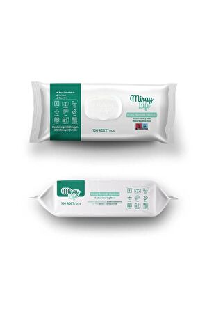 Miray Life Easy Clean Yüzey Temizlik Havlusu Adet Beyaz Sabun 100 lü