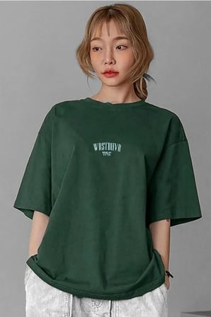 Unisex Dont Baskılı T-shirt