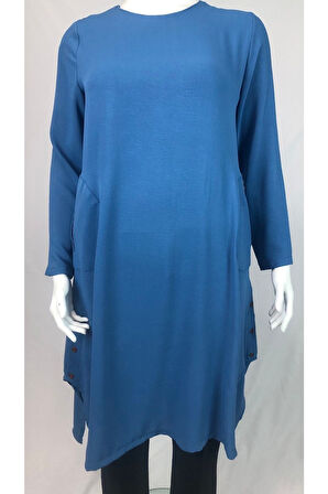 Cepli Ayrobin Uzun Spor Tunik