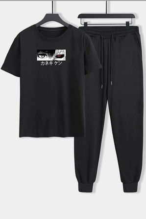 Unisex Ken Kaneki Baskılı 2'li Eşofman Takımı