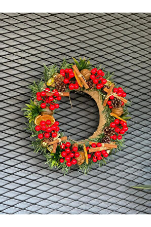 Yılbaşı Konsept Kokinalı Kapı Süsü