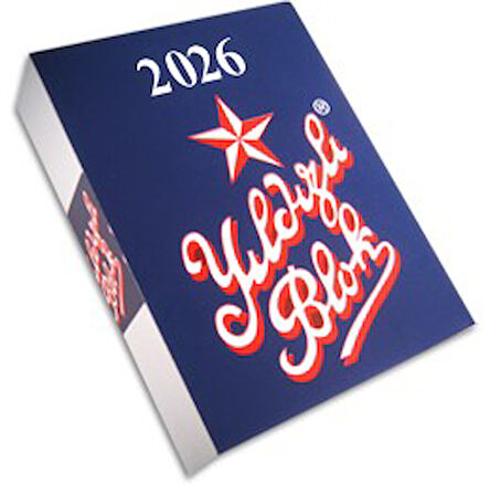 Yıldızlı Blok Masa Takvimi 2026 