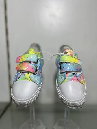 KIZ ÇOCUK KENDİNDEN DESENLİ SNEAKER 