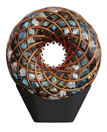 Z-TORUS-25 25 CM Ebat ve çakra  kristalleri ile dolu Bu frekanslar, odanızı anında sararak pozitif enerji ile doldurur.