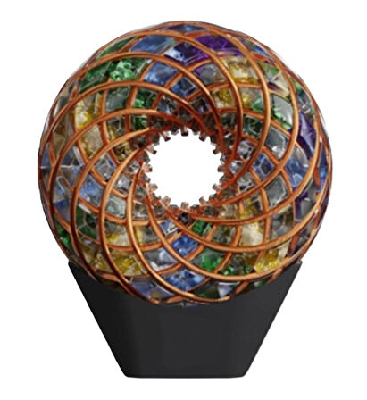 Z-TORUS-25 25 CM Ebat ve çakra  kristalleri ile dolu Bu frekanslar, odanızı anında sararak pozitif enerji ile doldurur.