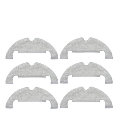 Dreame Z10 Pro Uyumlu 6 Adet Mop Fiber Paspas Bez