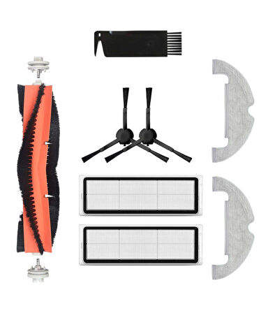 Dreame Z10 Pro Uyumlu Yedek Fırça Filtre Mop-8 Parça