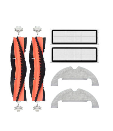 Dreame Z10 Pro Uyumlu Yedek Fırça Filtre Mop Seti-6 Parça