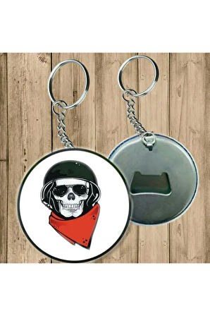 Motorcu Model - Açacaklı Anahtarlık