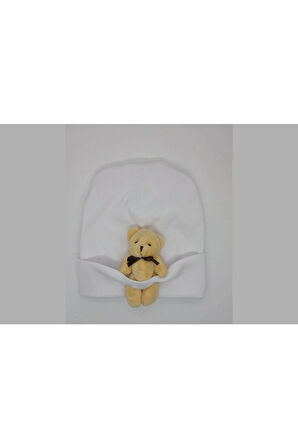 Peluş Ayıcıklı Bere