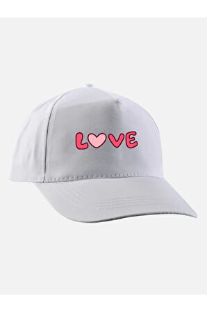 Love Baskılı Şapka Love Yazılı Şapka - Aşk Şapkası