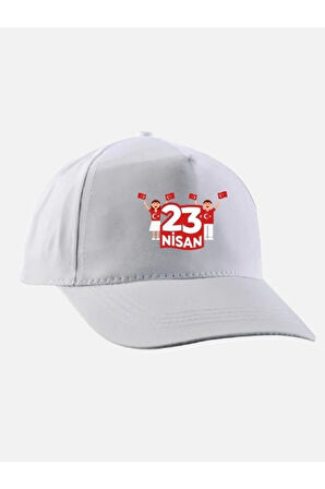 23 Nisan Baskılı Şapka - 23 Nisan Şapkası