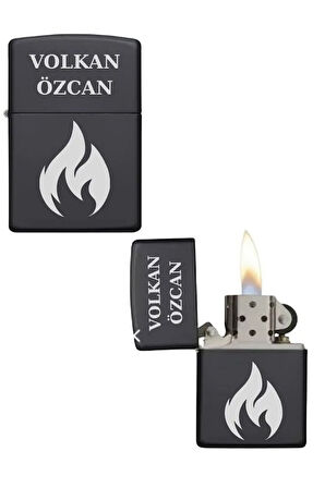 Kişiye Özel Ateş Baskılı Metal Çakmak