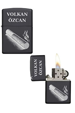 Kişiye Özel Sigara Baskılı Metal Çakmak
