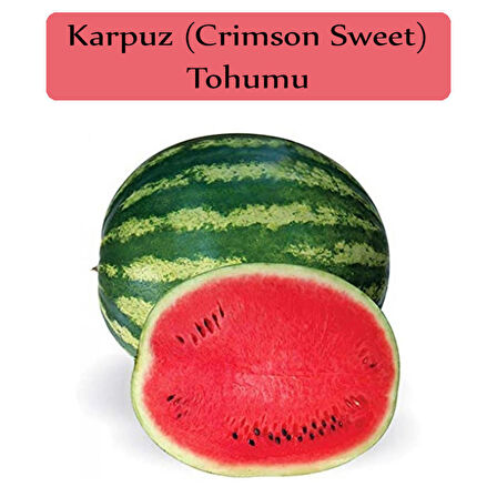 Karpuz Tohumu 1 Paket Crimson Sweet Karpuz Tohumu Kapalı Paket Yüksek Verimli Tohum