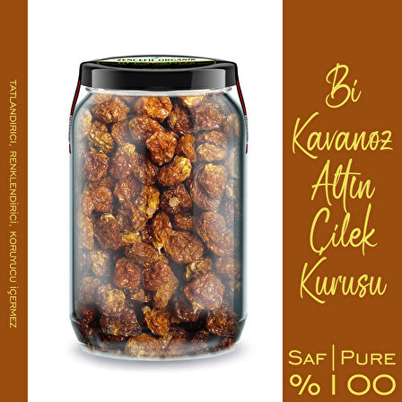 Altın Çilek Kurusu Bi Kavanoz 660 cc. Cam Kavanozda Katkısız Altın Çilek Pure Dried Goldenberry