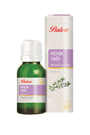 Balen Kekik Yağı 20 Ml Doğal Bitkisel Uçucu Yağ İçilebilir