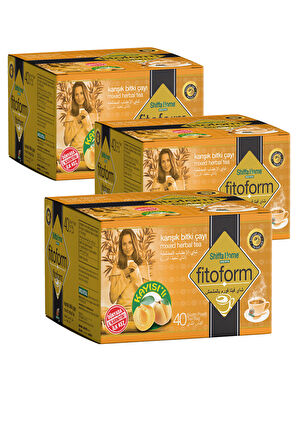 3 Kutu Fitoform Kayısılı Bitki Çayı 40 Poşet Kayısılı Fito Form Çay Fitaform