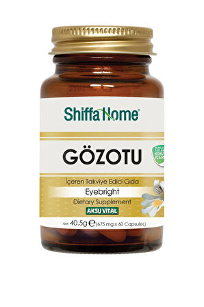Shiffa Home Gözotu Kapsül 60 Kapsül Göz Otu Kapsül