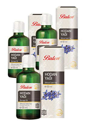 3 Kutu Balen Hodan Yağı 50 ml x 3