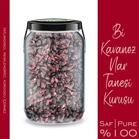 Nar Tanesi Kurusu Bi Kavanoz 660 cc. Cam Kavanozda Katkısız Nar Kurusu Taneleri Dried Pomegranate