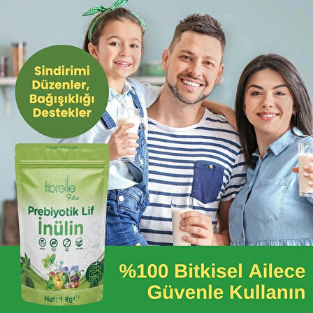 Fibrelle Prebiyotik Lif 1 Kg. Fibrelle Doğal Inülin Hindibağ