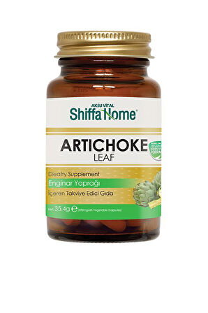 Shiffa Home Enginar Yaprağı Kapsül 590mg x 60 Enginar Kapsülü Enginar Hapı